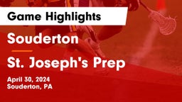 Souderton  vs St. Joseph's Prep  Game Highlights - April 30, 2024