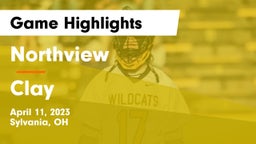 Northview  vs Clay  Game Highlights - April 11, 2023