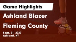 Ashland Blazer  vs Fleming County  Game Highlights - Sept. 21, 2022