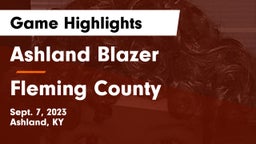 Ashland Blazer  vs Fleming County  Game Highlights - Sept. 7, 2023