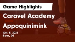 Caravel Academy vs Appoquinimink  Game Highlights - Oct. 5, 2021