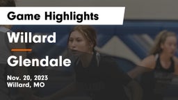 Willard  vs Glendale  Game Highlights - Nov. 20, 2023