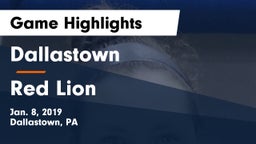 Dallastown  vs Red Lion  Game Highlights - Jan. 8, 2019