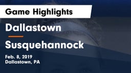 Dallastown  vs Susquehannock  Game Highlights - Feb. 8, 2019