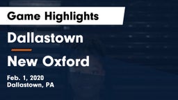 Dallastown  vs New Oxford  Game Highlights - Feb. 1, 2020