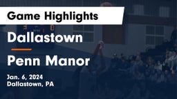 Dallastown  vs Penn Manor   Game Highlights - Jan. 6, 2024