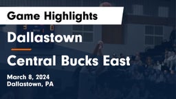 Dallastown  vs Central Bucks East  Game Highlights - March 8, 2024