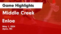 Middle Creek  vs Enloe  Game Highlights - May 1, 2024