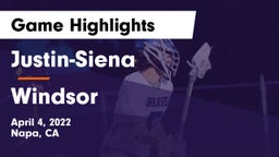 Justin-Siena  vs Windsor  Game Highlights - April 4, 2022