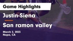 Justin-Siena  vs San ramon valley Game Highlights - March 2, 2023
