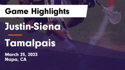 Justin-Siena  vs Tamalpais  Game Highlights - March 25, 2023