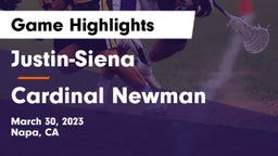 Justin-Siena  vs Cardinal Newman  Game Highlights - March 30, 2023