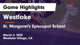 Westlake  vs St. Margaret's Episcopal School Game Highlights - March 4, 2020