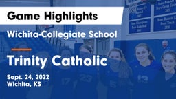 Wichita-Collegiate School  vs Trinity Catholic  Game Highlights - Sept. 24, 2022