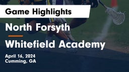 North Forsyth  vs Whitefield Academy Game Highlights - April 16, 2024