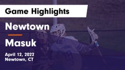 Newtown  vs Masuk Game Highlights - April 12, 2022