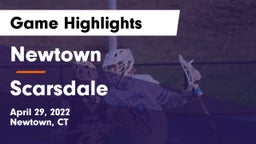 Newtown  vs Scarsdale  Game Highlights - April 29, 2022