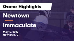 Newtown  vs Immaculate Game Highlights - May 5, 2022