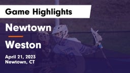 Newtown  vs Weston  Game Highlights - April 21, 2023