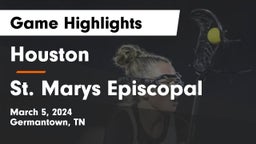 Houston  vs St. Marys Episcopal Game Highlights - March 5, 2024