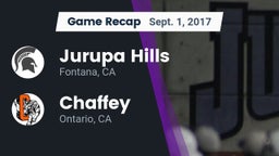 Recap: Jurupa Hills  vs. Chaffey  2017