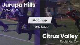 Matchup: Jurupa Hills vs. Citrus Valley  2017