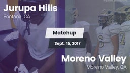 Matchup: Jurupa Hills vs. Moreno Valley  2017