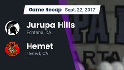 Recap: Jurupa Hills  vs. Hemet  2017