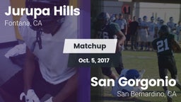 Matchup: Jurupa Hills vs. San Gorgonio  2017