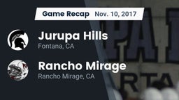 Recap: Jurupa Hills  vs. Rancho Mirage  2017