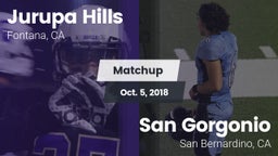 Matchup: Jurupa Hills vs. San Gorgonio  2018