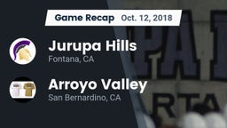 Recap: Jurupa Hills  vs. Arroyo Valley  2018
