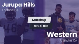 Matchup: Jurupa Hills vs. Western  2018
