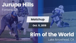 Matchup: Jurupa Hills vs. Rim of the World  2019