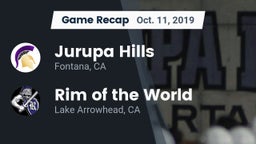 Recap: Jurupa Hills  vs. Rim of the World  2019