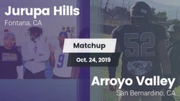 Matchup: Jurupa Hills vs. Arroyo Valley  2019