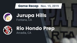 Recap: Jurupa Hills  vs. Rio Hondo Prep  2019