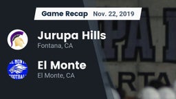 Recap: Jurupa Hills  vs. El Monte  2019