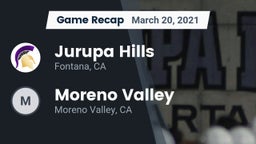 Recap: Jurupa Hills  vs. Moreno Valley  2021
