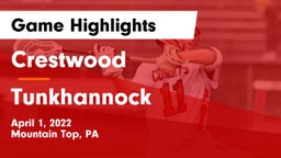 Crestwood  vs Tunkhannock  Game Highlights - April 1, 2022