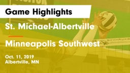 St. Michael-Albertville  vs Minneapolis Southwest  Game Highlights - Oct. 11, 2019