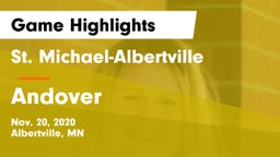 St. Michael-Albertville  vs Andover  Game Highlights - Nov. 20, 2020
