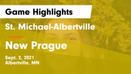 St. Michael-Albertville  vs New Prague  Game Highlights - Sept. 2, 2021
