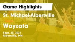 St. Michael-Albertville  vs Wayzata  Game Highlights - Sept. 23, 2021