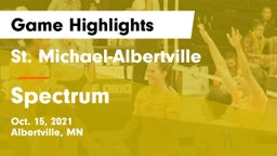 St. Michael-Albertville  vs Spectrum  Game Highlights - Oct. 15, 2021