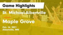 St. Michael-Albertville  vs Maple Grove  Game Highlights - Oct. 16, 2021