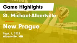St. Michael-Albertville  vs New Prague  Game Highlights - Sept. 1, 2022