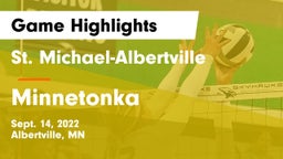 St. Michael-Albertville  vs Minnetonka  Game Highlights - Sept. 14, 2022