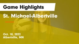 St. Michael-Albertville  Game Highlights - Oct. 18, 2022