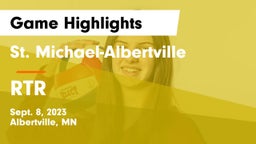 St. Michael-Albertville  vs RTR  Game Highlights - Sept. 8, 2023